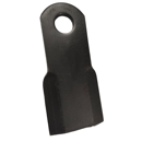 Cuchilla derecha para trituradora 113x40mm AGRICOM adaptable - Blacksteel©