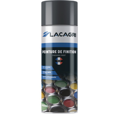Peinture de finition Gris LUCAS aérosol 400ml| LACAGRI