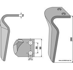 Kreiseleggenzinken - rechts RH50DERR RH  Eberhardt