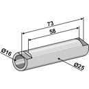 Entretoise Ø 16 - 25 mm adaptable - BlackSteel©