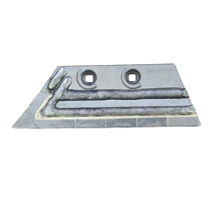 Soc de rasette Gauche carbure et rechargement pour charrue KVERNELAND KK066869R adaptable