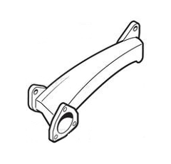 Collecteur d'échappement pour machine agricole CASE IH|M-F|STEYR 02101368|733206M1 adaptable