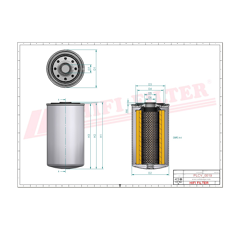 Filtre à gasoil adaptable HIFI FILTER SN532