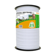 Spezial-Breitband 10mm 250m 4x0,16 Niro weiß