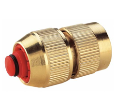 Raccord automatique aquastop d'arrosage en laiton