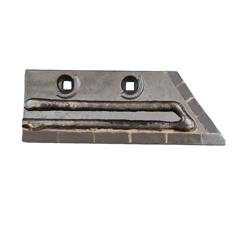 Soc de rasette Droit plaquette carbure et rechargement pour charrue DEMBLON 472D adaptable