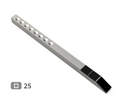 Barre carrelet : 25 x 25 carbure ACTISOL 19100005 adaptable