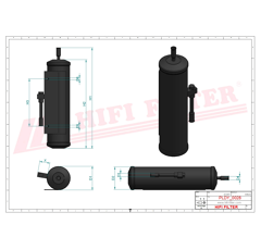 Deshydrateur Climatisation adaptable HIFI FILTER DYH70003