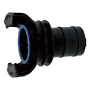 Raccord pompier à douille avec verrou Ø 50 x 50 mm adaptable