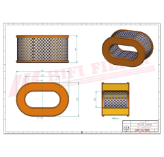 Filtre à air adaptable HIFI FILTER SC90088