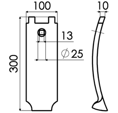 Déflecteur pour déchaumeur GOIZIN 70051 adaptable