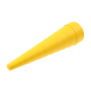 Verschlussstopfen universal  GelbPVC-konisch für Rohre von 12-43 mm Farbe gelb