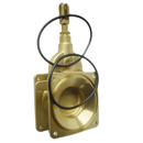 Zweiflanschschieber 4 "Art.7F2LA 150 mm 13 mm Loch MZ