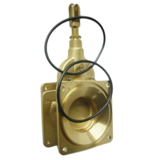 Zweiflanschschieber 4 "Art.7F2LA 150 mm 13 mm Loch MZ