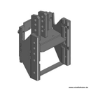 Lagerbock HVLB,W= 335 S30,Massey Ferguson 6200 6400 Dyna-4/6, 6600 AGCO-Grau    