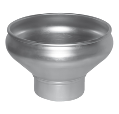 Couloir à lait avec grilles en aluminium ∅ 30 cm KAMER