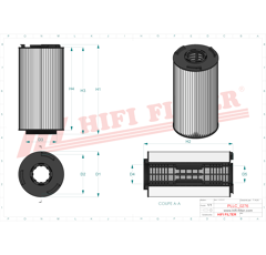 Filtre à huile adaptable HIFI FILTER SO11152