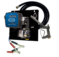 Station fuel 12 V 40 l / m pistolet manuel aluminium - RENSON
