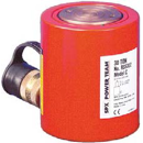 Flachzylinder RSS-Reih, einfachwirkend mit Federrückzug  Hubkraft 20 to., 44,5 mm Hub, Aussen Ø 90,5 mm, Bauhöhe eingefahren 95,3 mm,Arbeitsdruck max. 700bar SPX Power RSS202