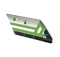 Soc de rasette Droit carbure et rechargement pour charrue RABEWERK 27150101 adaptable