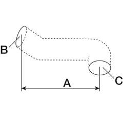 Durite inférieure pour tracteur JOHN DEERE L100590 adaptable