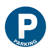 Plaque de signalisation ''PARKING'' en PVC rigide - pièces d'usure