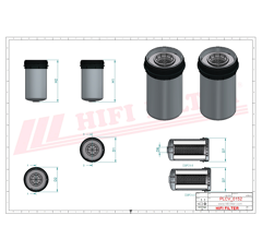 Filtre à gasoil adaptable HIFI FILTER KN40741