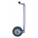 Roue jockey en caoutchouc 200 x 50 - 220 mm pour caravanes et remorques-auto