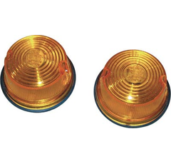 Feu de position tracteur orange Ø 75 mm