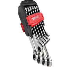 Clés mixtes à cliquet 8 à 19 mm - KS TOOLS