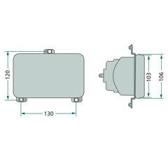 Phare HELLA pour tracteur VALMET-VALTRA 1-34-972-011 adaptable