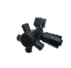 Porte buse Pentajet anti-goutte à air Viton droit Ø22 perçage 10 mm | HARDI-EVRARD