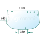 Vitre arrière pour machine agricole FENDT 294812050120 adaptable