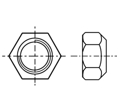 Ecrou de dent conique M22 x 1,5 mm adaptable