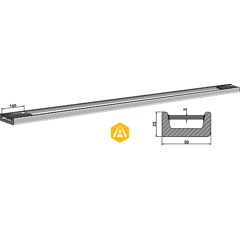 Kratzbodenleiste FORTSCHRITT 1410280654 Nachbau  