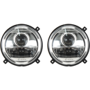 Kit 2 phases LED avants ronds pour MASSEY FERGUSON 1670  lumens adaptable