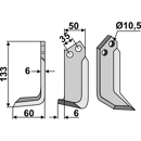 Fräsmesser - links BRE13L Breviglieri by Muzzi