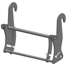Interface pour télescopique JCB 3CX/MAILLEUX adaptable