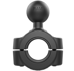 Boule Ø 2,54 cm à fixation tube 1,9 à 2,54 cm | RAM