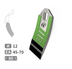 Soc de cultivateur Droit avec plaquettes carbure et rechargement AMAZONE 78708676 adaptable