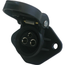 Prise femelle 3 plots rond pour JAEGER ERICH adaptable