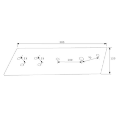 Contre-sep court droit pour charrue VOGEL & NOOT 903401 adaptable