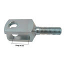 Gabelkopf verzinkt mit Aussengewinde 71752 A-M 6x12 