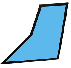 Windschutzscheibe unten rechts für Landmaschine FORD 83944253 - Nachbau