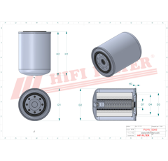 Filtre hydraulique adaptable HIFI FILTER SH56376