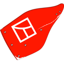 Versoir gauche pour charrue KUHN 616139 adaptable - Blacksteel©