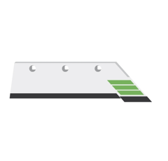 Soc carbure Droit à bec de canne pour charrue KRONE 969009/929009 adaptable