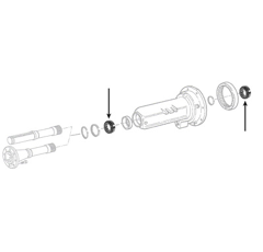 Roulement conique pour tracteur MASSEY FERGUSON 3383709M1 adaptable