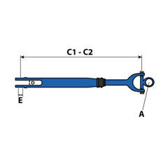 Suspente gauche pour tracteur FORD E0NNB484DA adaptable