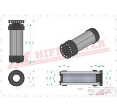 Filtre hydraulique adaptable HIFI FILTER SH74707SP